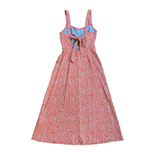 NWT Free People Lorelei Floral Daisy Print Tie Back Midi Dress Size XS - Picture 4 of 9